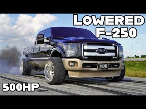 Lowered Ford F250