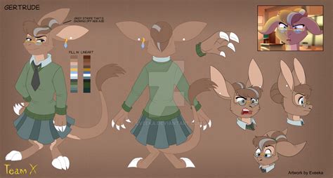 27 Team X Gertrude Character Sheet By Eveeka On Deviantart
