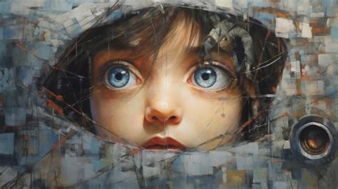 Premium Ai Image Through The Eyes Of A Child