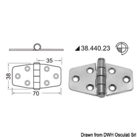 Cerniera Mm Acciaio Inox Nautica Gaglione