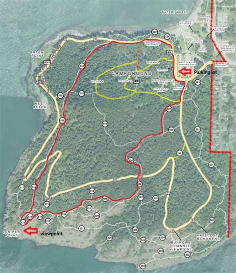 Washington Park Anacortes Map