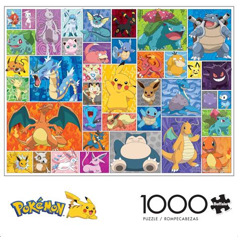 Pokemon Frames 1000 Pieces Buffalo Games Puzzle Warehouse