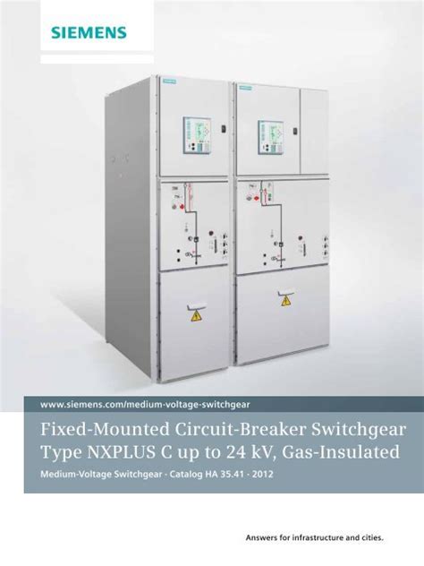 Fixed Mounted Circuit Breaker Switchgear Type Siemens Energy