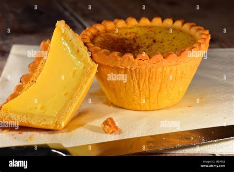 Uk Custard Tart Hi Res Stock Photography And Images Alamy