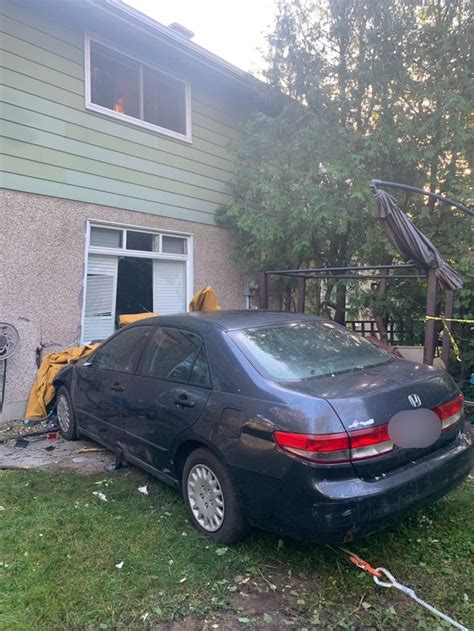 No Injuries Reported As Car Crashes In The Back Of A Home In South Of