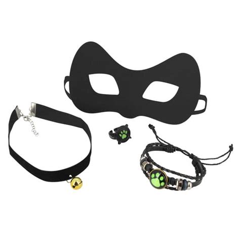 Coffret Masque Et Bijoux Chat Noir Miraculous Taldec King Jouet