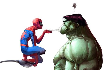 Total Imagen Spiderman Vs Hulk Rojo Abzlocal Mx