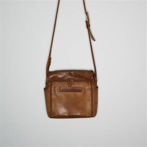 Vintage Fossil 1954 75082 Leather Bag Gem