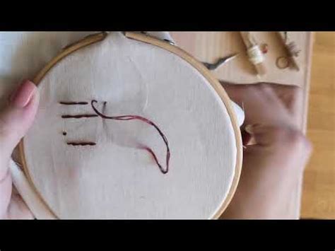 Embroidery Running Stitch Youtube