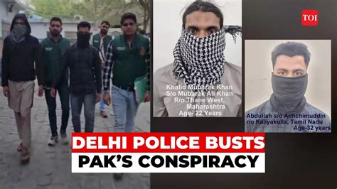 Delhi Special Police Arrests Two Radical Youth In Touch With Pakistani