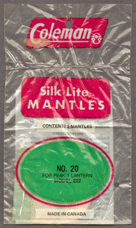 Coleman Canada Silk Lite Lantern Mantles | Collectors Weekly