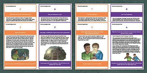 The Curse Of Cogston House Short Story Discussion Cards