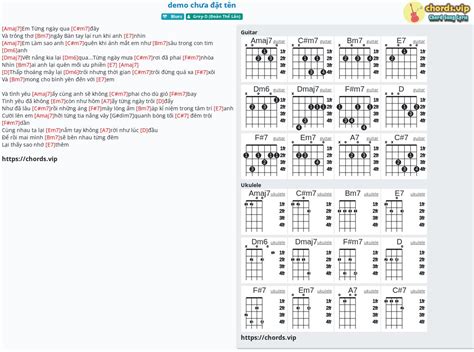 Chord Demo Chưa đặt Tên Tab Song Lyric Sheet Guitar Ukulele Chordsvip