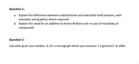 Solved Question 1: a. Explain the difference between | Chegg.com 