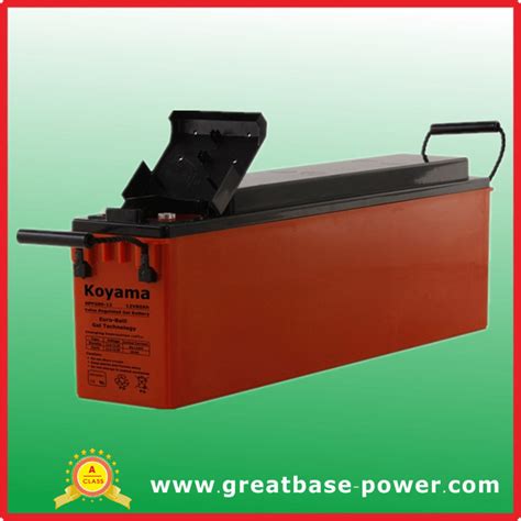 V Ah Front Terminal Gel Battery For Telecommunication System