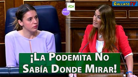 Irene Montero Casi Llorando Por El Repaso De Carla Toscano Vox