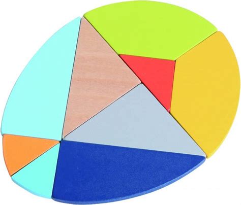 Gra układanka Jajko tangram w puszce IWOOD Sklep EMPIK