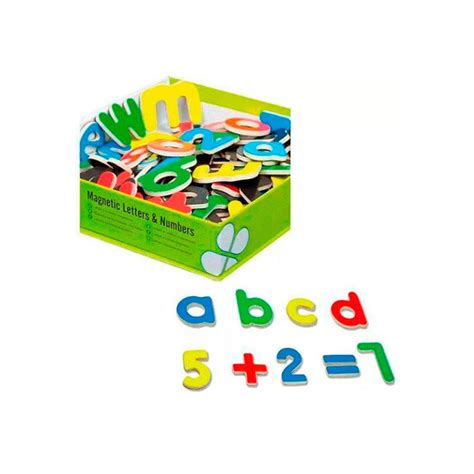 Letras Y Numeros Magneticos Caja Material Didactico Montessori