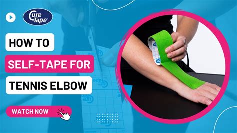 How To Tape Tennis Elbow Kinesiology Taping Instructions Curetape