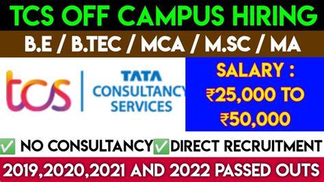 Tcs Off Campus Hiring Tcs Atlas Hiring Tcs Recruitment