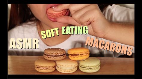 Asmr Macarons Soft Eating Sounds No Talking S A Eats Youtube