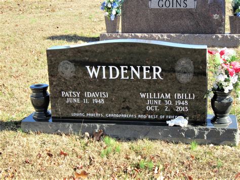 William James Bill” Widener 1948 2013 Find A Grave Memorial