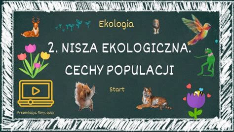 Nisza Ekologiczna Cechy Populacji