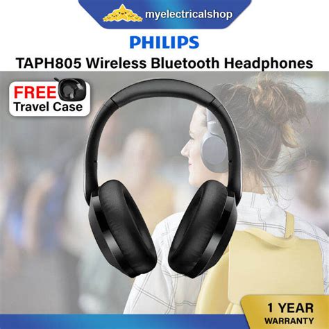 Philips TAPH805 Bluetooth Headphones 30 Hours Play Time High Clarity ...