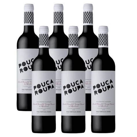 Kit 06 Unidades Vinho Pouca Roupa Tinto 750Ml Submarino