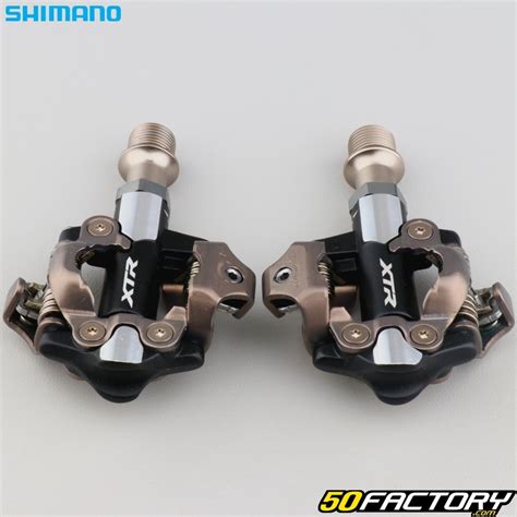 Spd Automatic Pedals For Shimano Xtr Pd M Mountain Bike Black