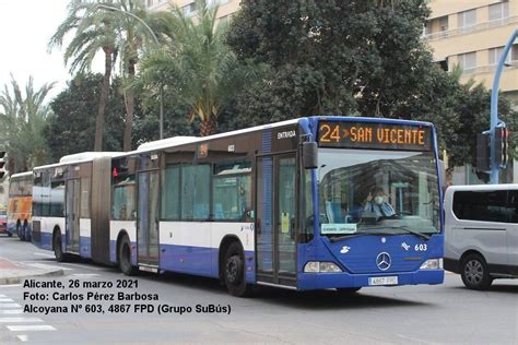 Alicante Public Transport Transportation Mercedes San Vicente