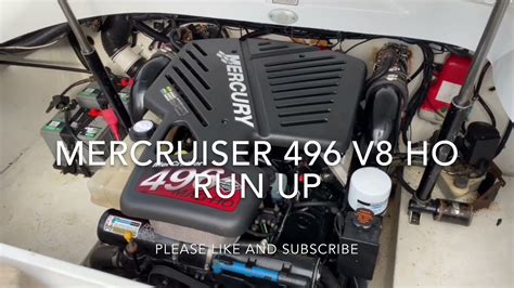 Mercruiser 496ho V8 Start Up Youtube