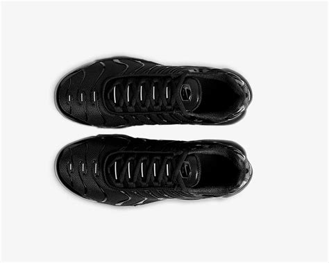 Nike Air Max Plus Gs Triple Black Running Shoes Cd Air Max