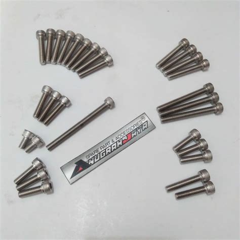 Jual Baut L Blok Mesin Ninja R Rr Ss Stainless Baut Bak Baut Block