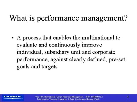 Chapter Performance Management Use With International Human