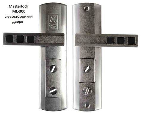Ручки на планке Master Lock Quatro ML-300 No-Key L (ЛЕВАЯ) - купить по ...