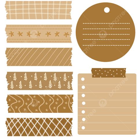 Aesthetic Washi Tape PNG Picture Washi Tape Illustration And Aesthetic