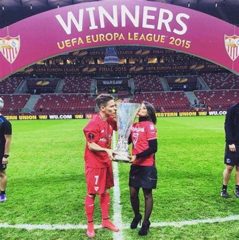 Photo Kevin Gameiro C L Brant Avec Sa Femme Lina La Victoire Du Fc