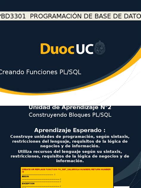 PDF Creando Funciones PLSQL DOKUMEN TIPS