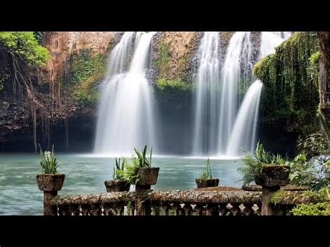 Relaxing Music With Nature Sounds Waterfall Hd Youtube