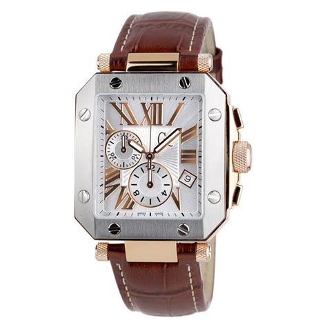 GUESS COLLECTION Montre Homme Marron Achat Vente Montre Cdiscount