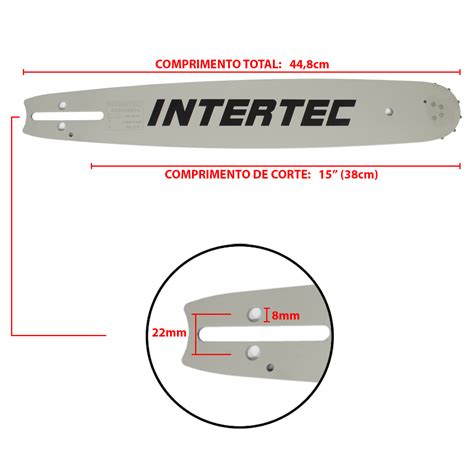 Kit Sabre 15 E Corrente Para Motosserra Husqvarna 51 55 254