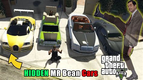 Gta Stealing Mr Bean Cars With Franklin Real Life Cars Youtube