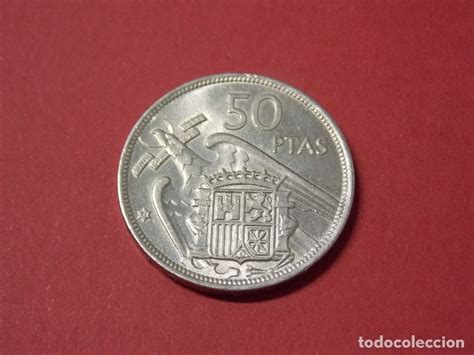 España 50 pesetas año 1957 estrella 71 fra Vendido en Venta