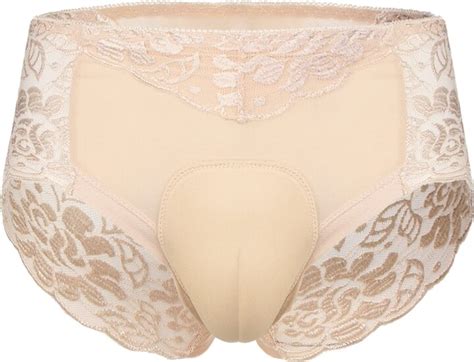 Kaerm Mens Sissy Lace Mesh Sheer Panties Briefs Cross Dresser Contour Pouch Underpants Lingerie
