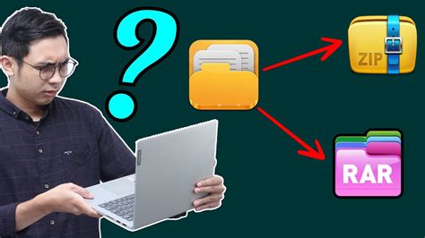 Cara Mudah Mengubah File Dan Folder Menjadi Zip Atau Rar Youtube