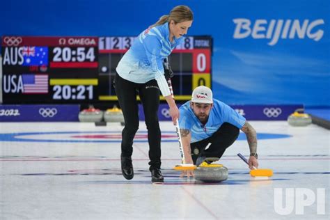 Photo Team Usa Compete In The Mixed Doubles Round Robin Session 1