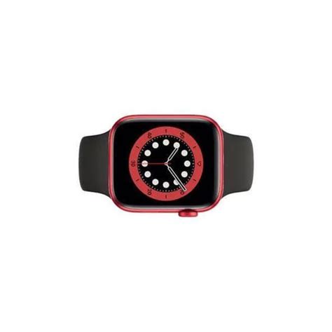 Apple Watch Series Mm Rouge Go Bracelet Sport Noir Reconditionn E