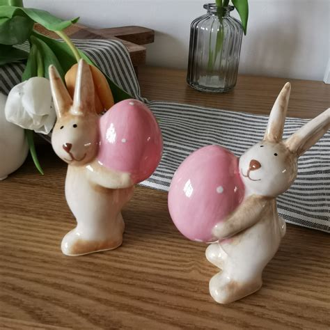 Standing Easter Bunnies Set Almasea