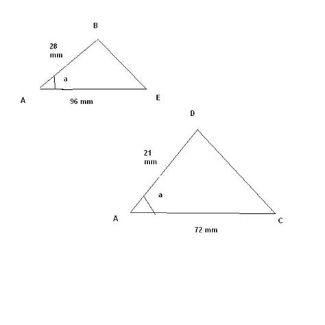 Dm Sur Les Triangles Semblables Exercice De Mathématiques De Seconde